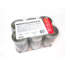 Breederpack 4 Star Dog Chunks Dents 6Pack Dog Food - 1.2kg